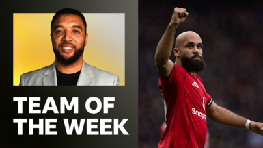 Troy TOTW banner with Mbeumo on the right hand side