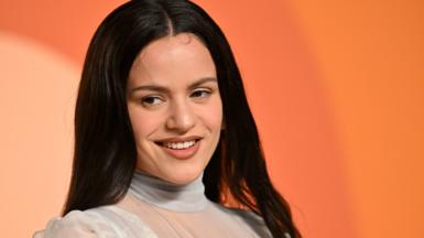 Rosalía attends the 2025 Vanity Fair Oscar Party Hosted By Radhika Jones at Wallis Annenberg Center for the Performing Arts on March 02, 2025 in Beverly Hills, California.