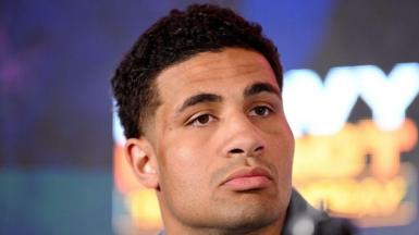 Delicious Orie looks on at a news conference