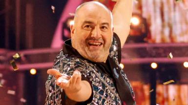 Wynne Evans dancing on Strictly