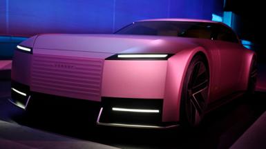 The Type 00 in Miami Pink during Jaguar event Miami Art Week on 2 December, 2024.