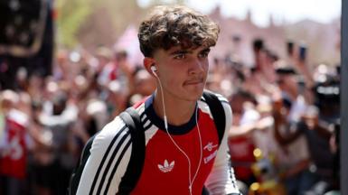 Max Dowman walks into Selhurst Park