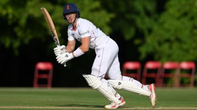 Asa Tribe batting for England Lions