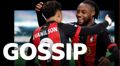 Bournemouth's Antoine Semenyo (right) and a 鶹Լ Sport Gossip graphic