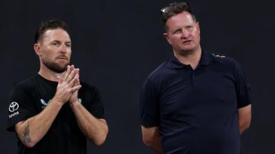 Brendon McCullum and Rob Key