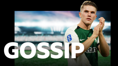 Viktor Gyokeres and the gossip logo