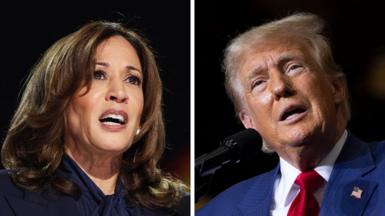 Harris and Trump