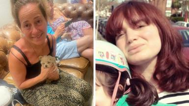 Deborah Claydon, on the left, and Hannah Lyons-Singer, on the right