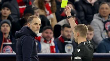 Turpin sending Tuchel to the stands in the Champions League against Manchester City