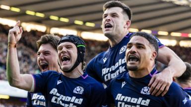 Scotland celebrate