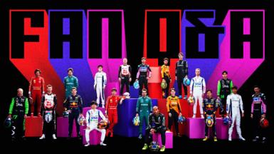 Graphic image showing the 2024 Formula 1 drivers