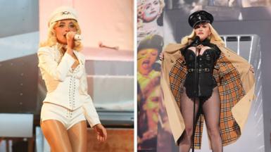 Sabrina Carpenter and Madonna 