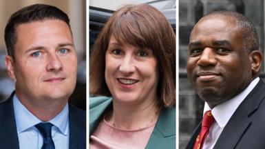 Composite image of Wes Streeting, Rachel Reeves and David Lammy