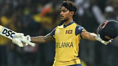 Pathum Nissanka celebrates his century