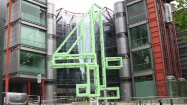 Channel 4 building with logo