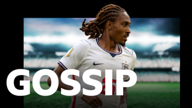 Gossip graphic with a picture of Djed Spence