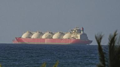 A vessel passing through the Strait of Hormuz