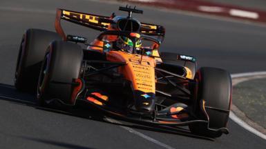 McLaren's Oscar Piastri in Australian Grand Prix practice