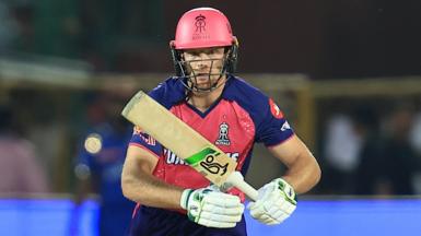 Jos Buttler playing for Rajasthan Royals