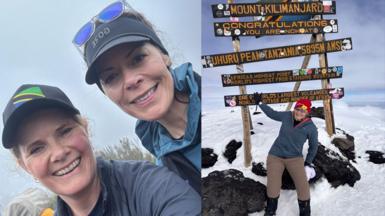 Alwen Williams a Sian Harries