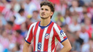Julian Alvarez in action for Atletico Madrid
