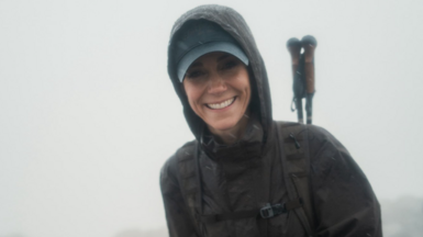 The Princess of Wales at the summit of Ben Nevis