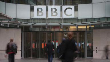 Outside of BBC New Broadcasting House
