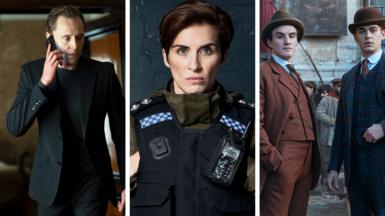 The Line Manager, Line of Duty and Young Sherlock images in a 3 ways split