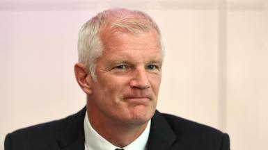 Former Armed Forces Minister Al Carns speaks at a Foreign Press Association (FPA) media briefing in Westminster, London, Britain, 23 June 2026.