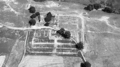 Caerhun or Canovium Roman fort, Conwy; a rebalanced image revealing new details of buried Roman buildings (17 July 2026).