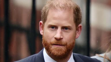 Prince Harry head and shoulders pic for a court appearance in London in January 2026