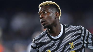 Paul Pogba playing for Juventus