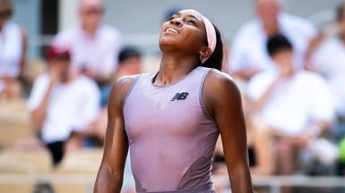 Coco Gauff at the 2026 French Open 