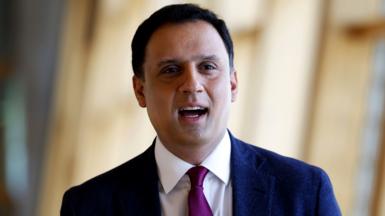 Anas Sarwar arrives for FMQs at the Scottish Parliament Building on May 28, 2026 in Edinburgh, Scotland. 