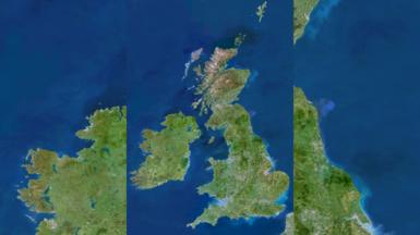 Map of the British Isles.