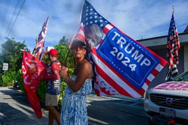 Trump supporters gather in Florida after apparent assassination attempt