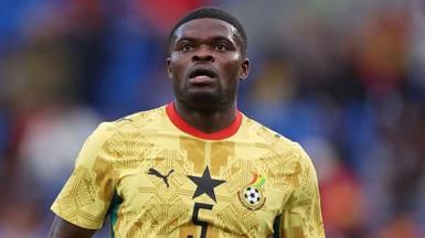 Ghana midfielder Thomas Partey