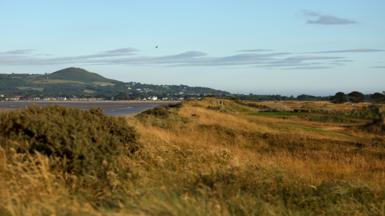 A view of Portmarnock Golf Club during the Women's Amateur Championship in 2024