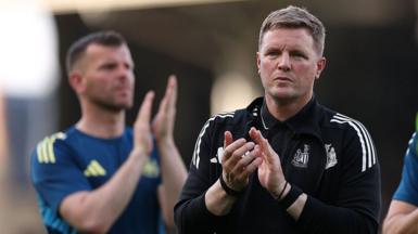 Newcastle United head coach Eddie Howe