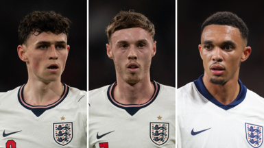 Phil Foden, Cole Palmer and Trent Alexander-Arnold 