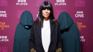 Claudia Winkleman at the launch of BBC's Celebrity Traitors in 2025