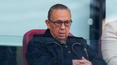 David Sullivan in the hospitality area at West Ham