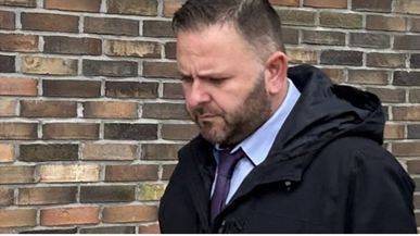 Paul Higgins outside Methyr Tydfil Crown court 