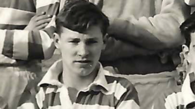 Former Manchester United manager Sir Alex Ferguson when he was 15
