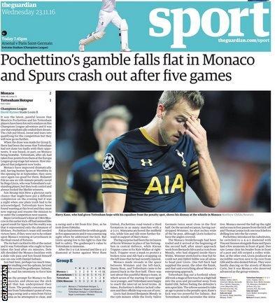 Guardian back page