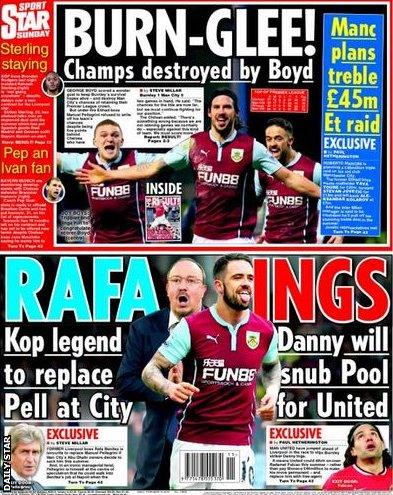 Daily Star's Sunday backpage