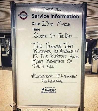 London underground sign