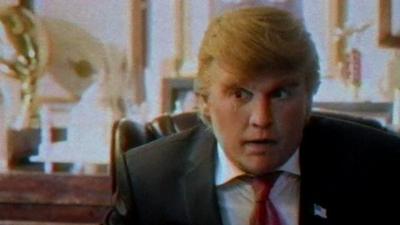 Johnny Depp as Donald Trump