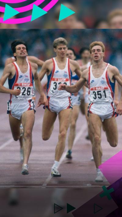Sebastian Coe, Steve Cram and Tom McKean