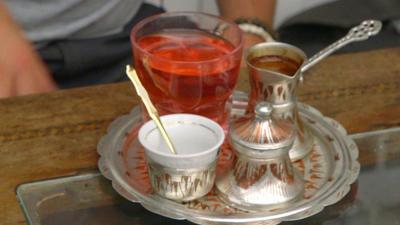 Bosnian coffee with sherbet